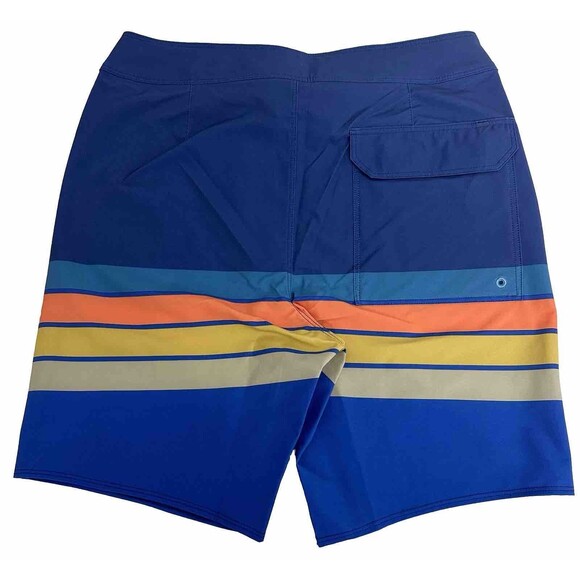 Patagonia Men's Hydropeak Boardshorts 18" swim trunk Santa Cruz Stripe: Blue 28 - Picture 6 of 14